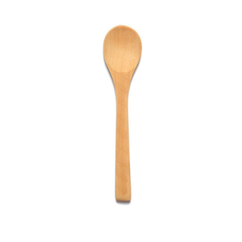 AISIBO 6 Pcs Handmade Small Wooden Spoon Honey Teaspoon Seasoning Coffee Tea Sugar Salt Jam Mustard Ice Cream Bamboo Spoons - Image 4